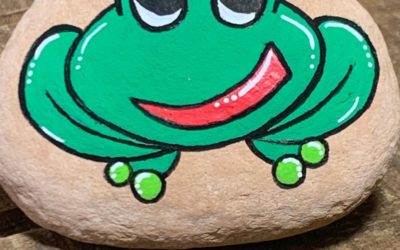 Ribbit Frog Rock Painting Tutorial