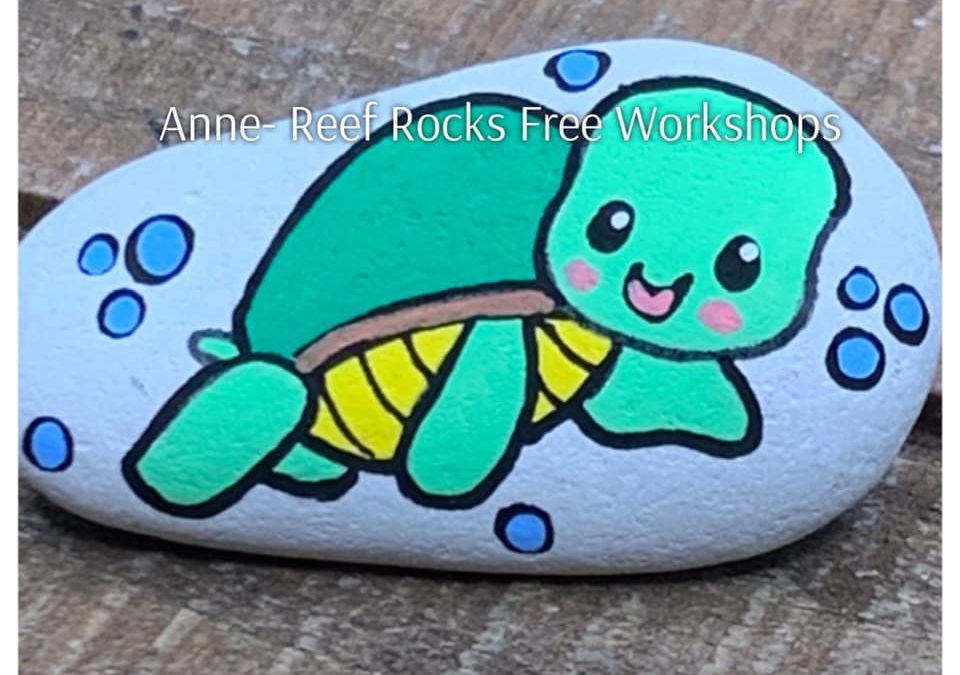 Easy Timmy Turtle – Rock Painting Tutorial- Love from Anne