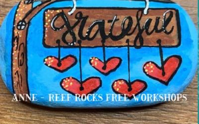 Grateful Sign – Rock Painting Tutorial – Love from Anne