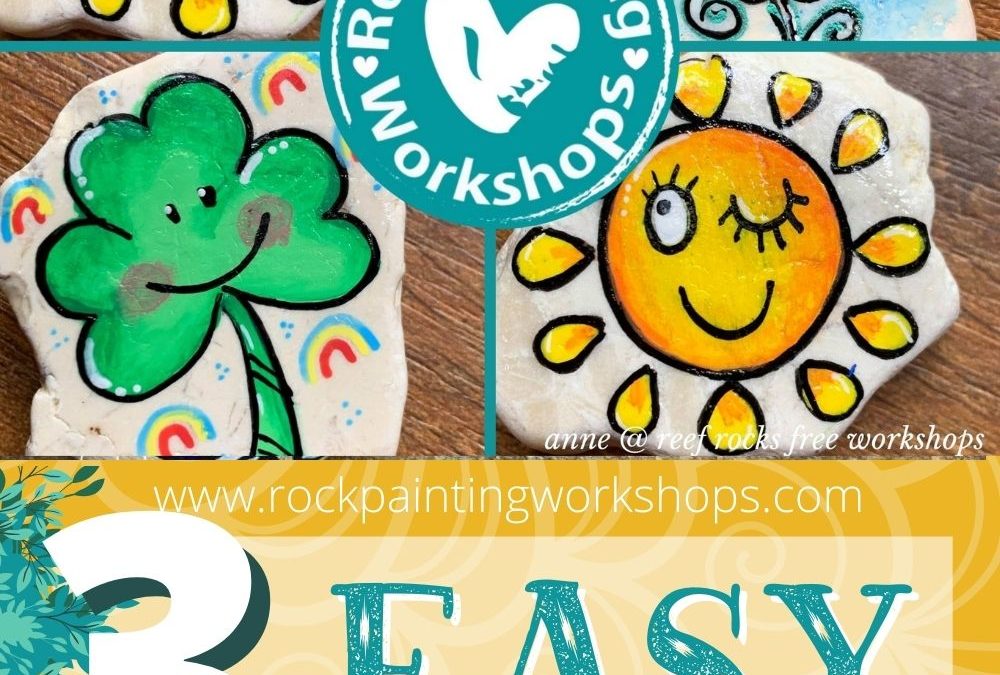 3 quick & easy Kindness Rock Tutorials – Love from Anne