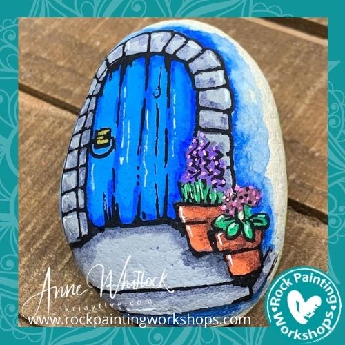 Blue stone Door – Love from Anne