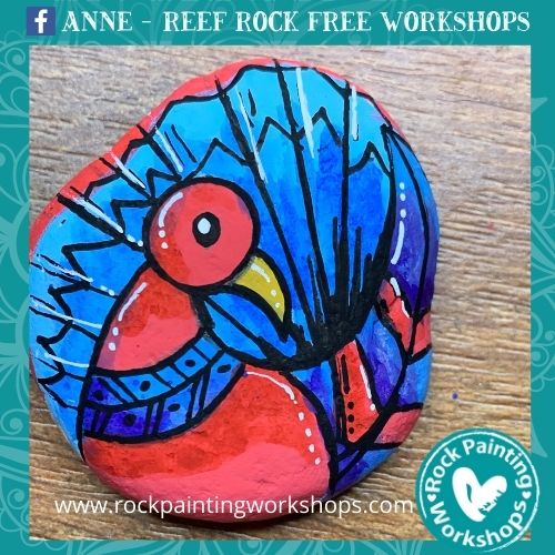 A Red Peacock? Why not – Love from Anne