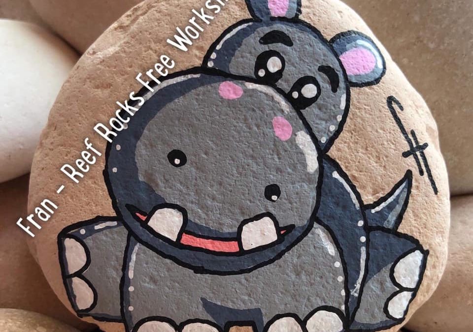 Cute Hippo by Fran