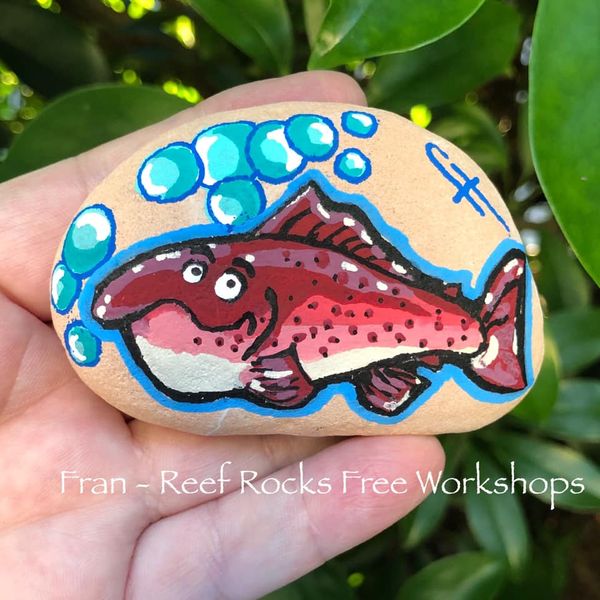 Derpy Reef Fish – by Fran