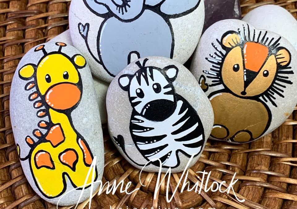 Zebra – Lion – Elephant – Giraffe – Love from Anne