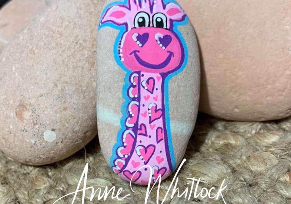 Hearts Giraffe – Love from Anne