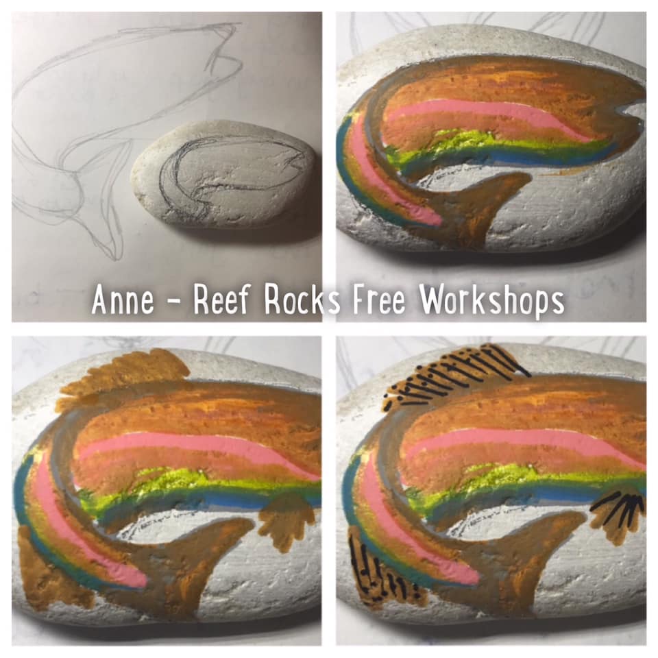 Rainbow Hat Rock Painting - 40+ Easy and Beautiful Rock painting