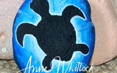 Sea Turtle Silhouette by Anne