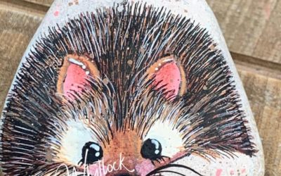 Spiky Echidna – how to draw fur – Love from Anne