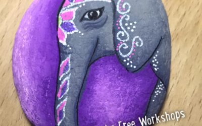 Henna painted Elephant – Love from Anne