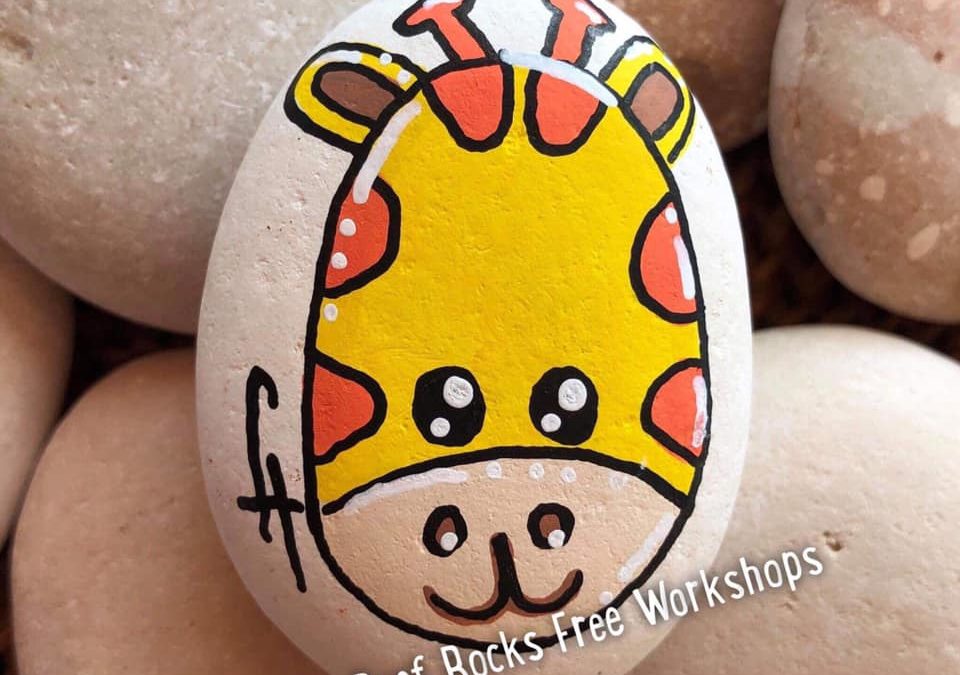 Small Rock Giraffe – Fran