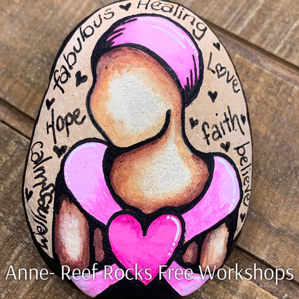 GRID METHOD – Learn to draw – Breast Cancer Awareness- love from Anne