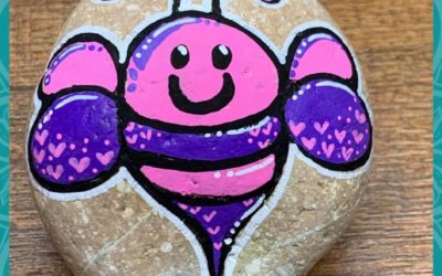 Buzzy Pink Bees – Love from Anne