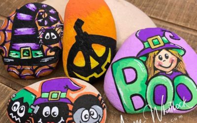 Halloween Rock Painting Tutorials