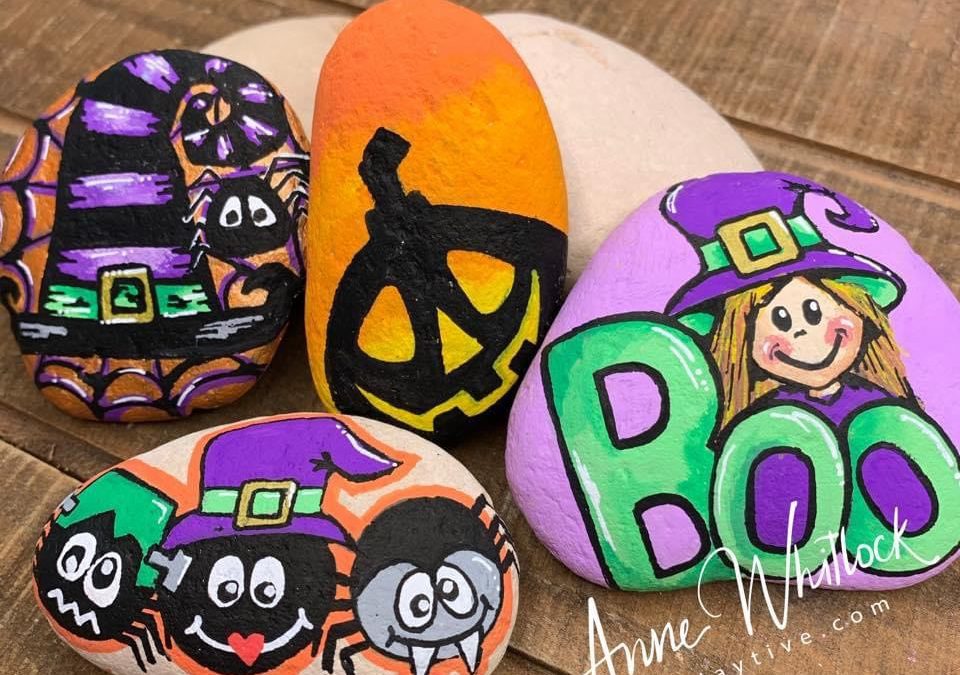 Halloween Rock Painting Tutorials