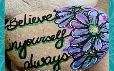 Watercolour Daisies – believe in yourself tutorial