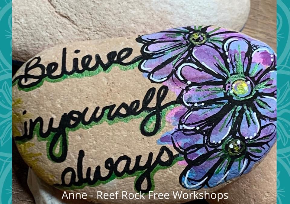 Watercolour Daisies – believe in yourself tutorial