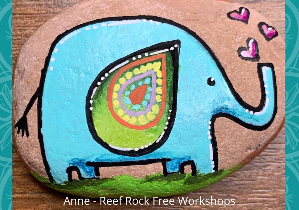 We rise Elephant Rock Painting Tutorial