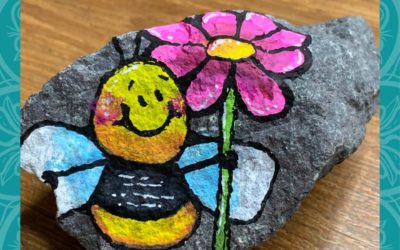 Walt’s Bumbly Bumble Bee Rock Painting Tutorial