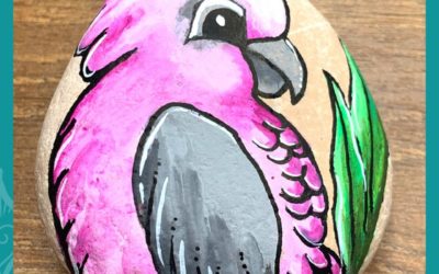 Australian Galah Rock Painting Tutorial