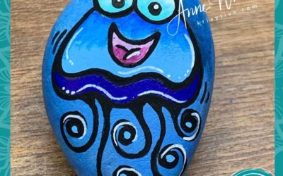 Easy Octopus Rock Painting Tutorial