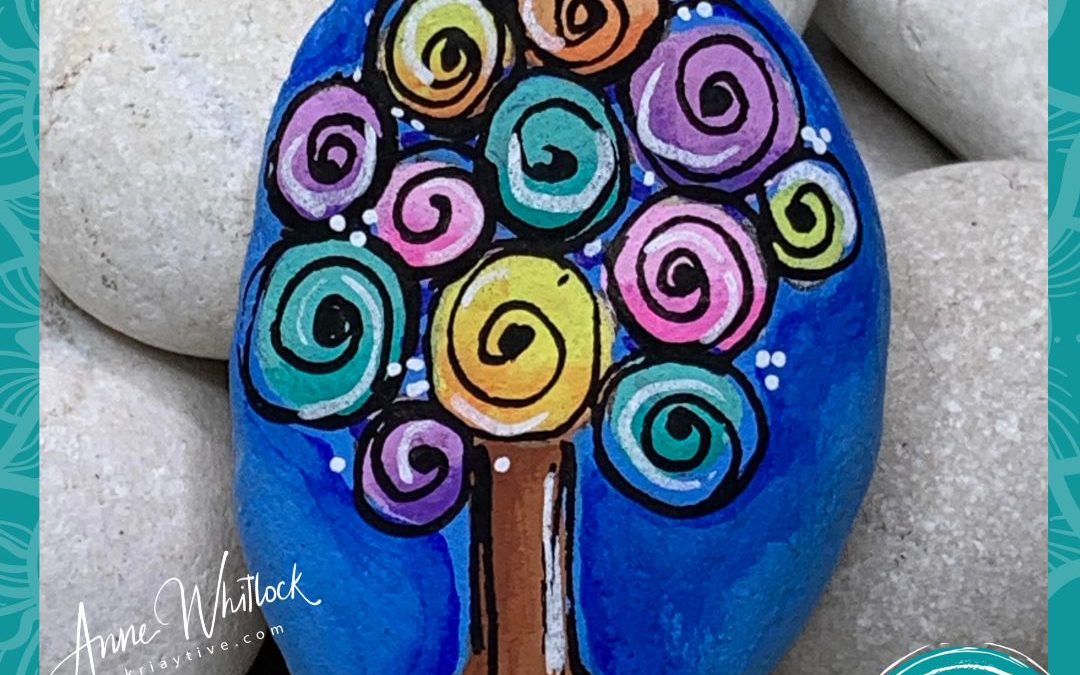 Tree of Life Rock Painting tutorial