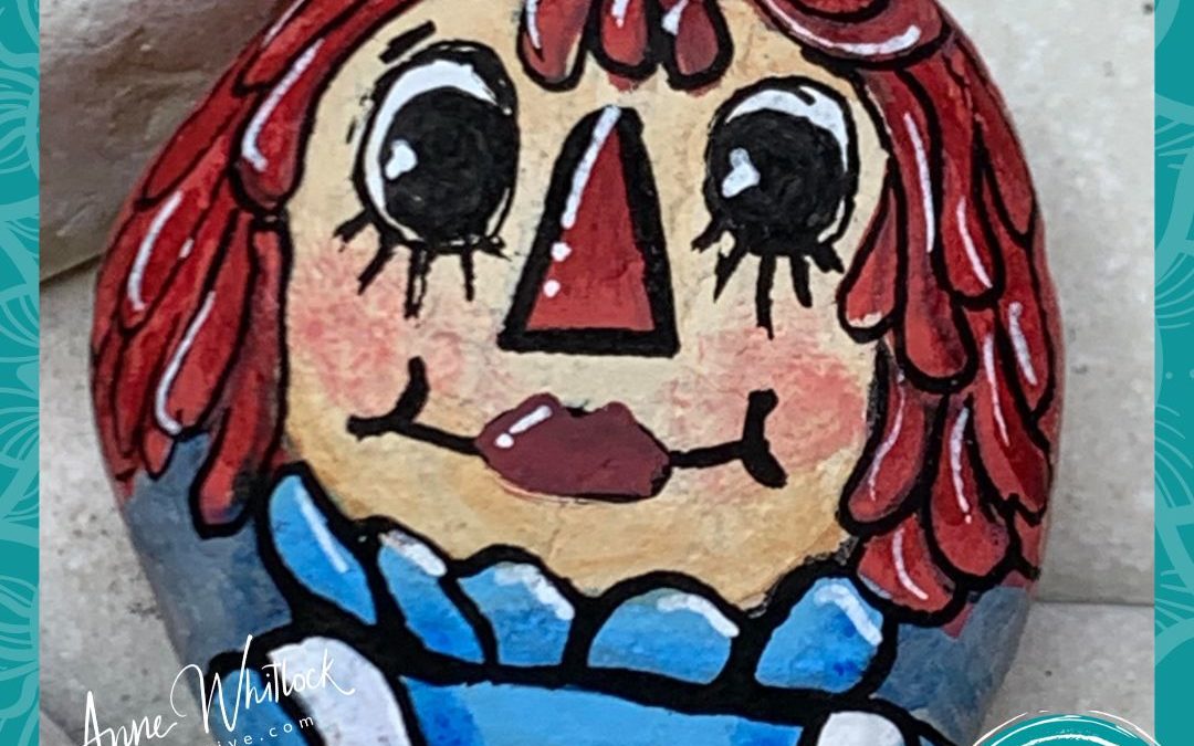Raggedy Anne Rock Painting Tutorial