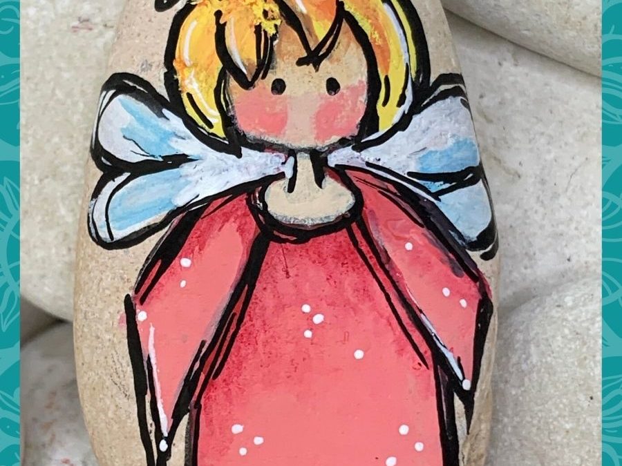 Little Angel Rock Painting Tutorial